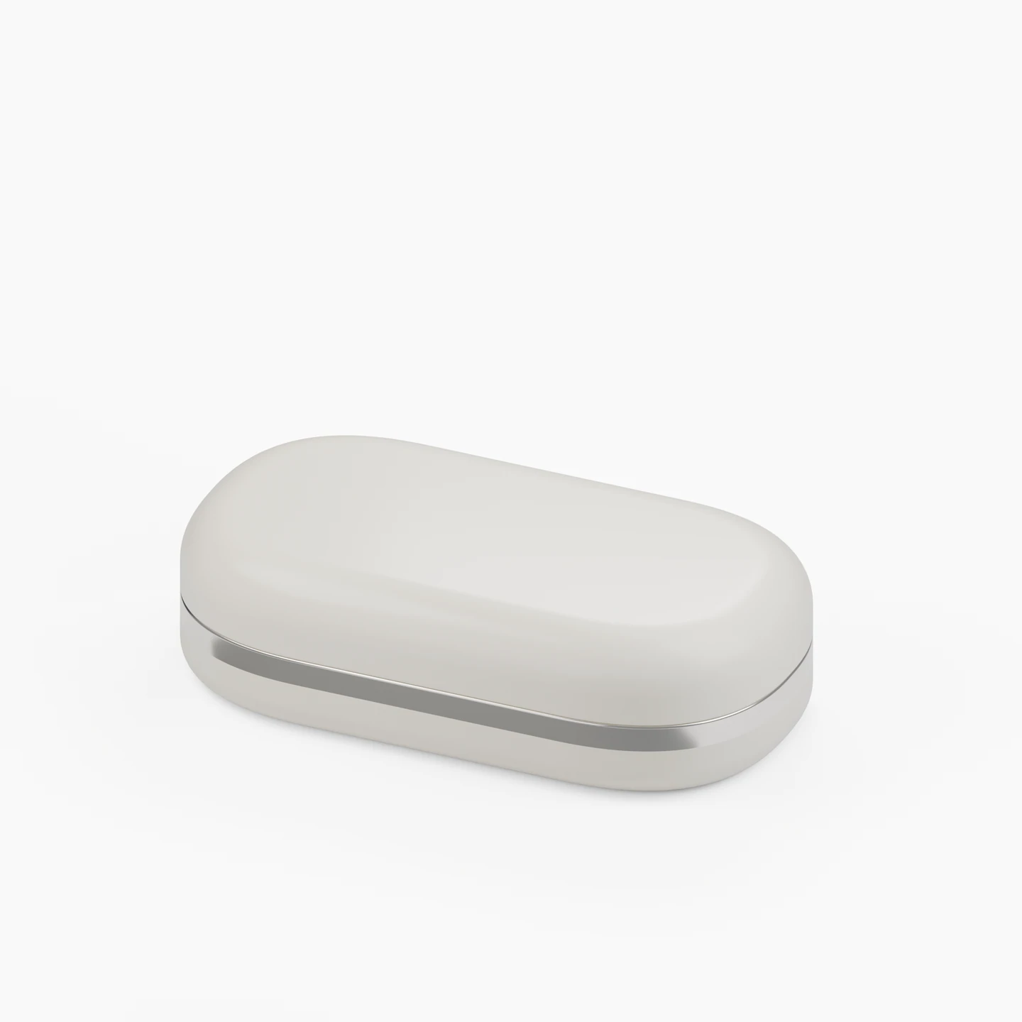 OE-C1 beige charging case, closed