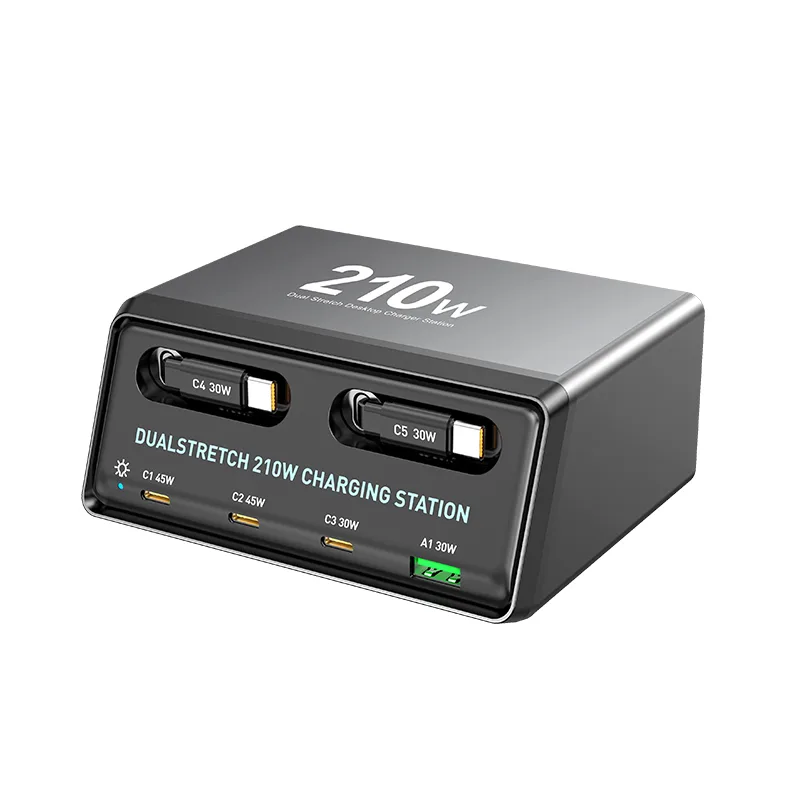 60E Dual-Cable 210 W Charging Station product photograph