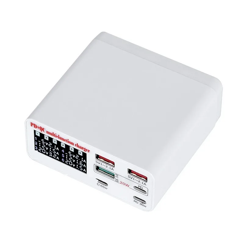 899+ 6-Port Desktop Charger with Digital Display product photograph